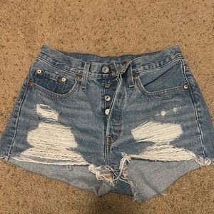 Levis 501 jean shorts